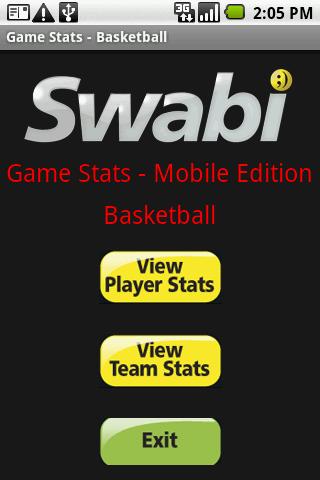 Game Stats for Basketball Android Sports
