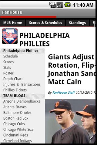 Philadelphia Phillies Fans Android Sports