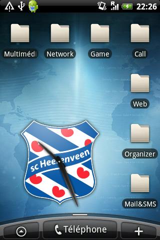 SC Heerenveen Clock Android Sports