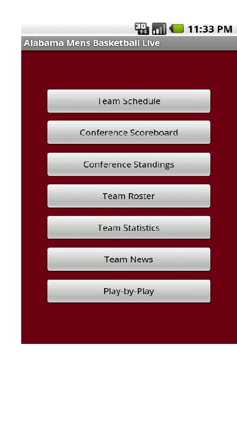 Alabama Mens Basketball Live Android Sports