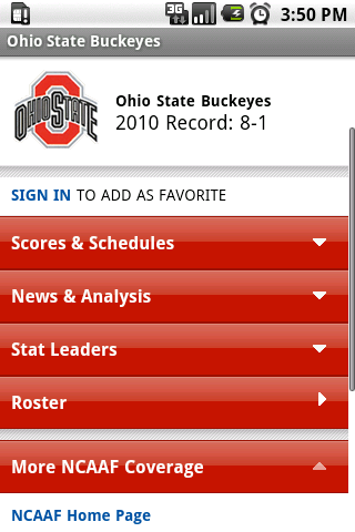 Ohio State Buckeyes Football Android Sports