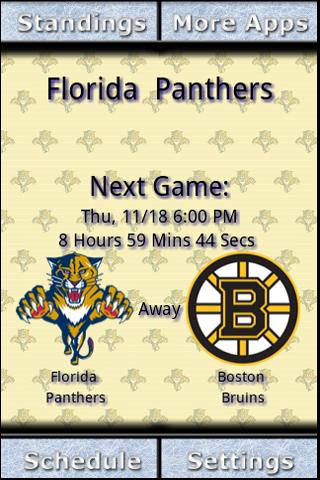 Florida Panthers Countdown Android Sports