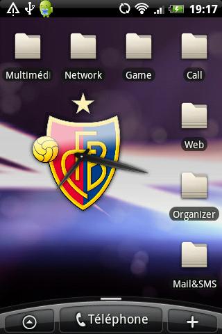 FC Basel Clock Android Sports