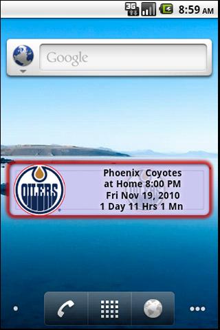 Edmonton Oilers Countdown Android Sports
