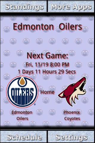 Edmonton Oilers Countdown Android Sports