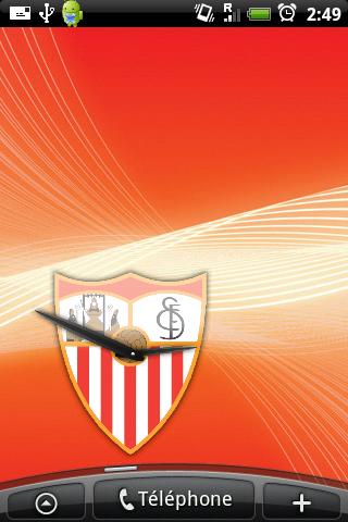 Sevilla FC Clock Android Sports