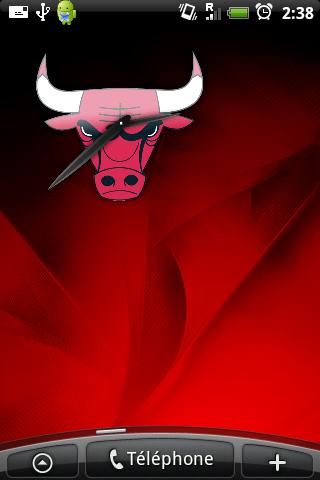 Chicago Bulls Clock Android Sports
