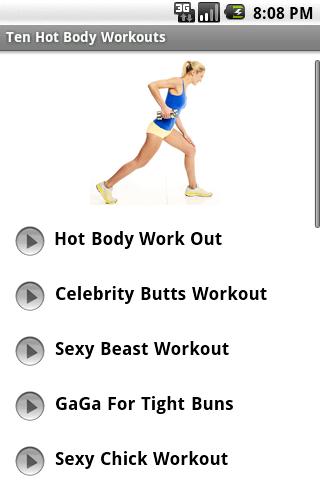 Hot Body Workouts Android Sports