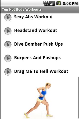 Hot Body Workouts Android Sports
