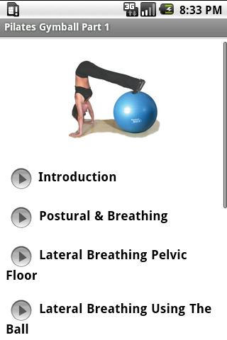Pilates Gymball Workouts Part1 Android Sports