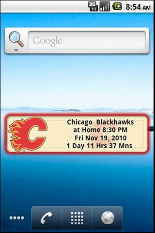 Calgary Flames Countdown Android Sports