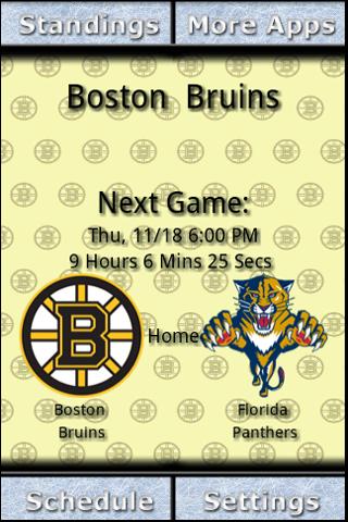 Boston Bruins Countdown Android Sports