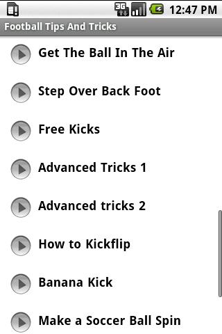 Football Tips And Tricks Android Sports
