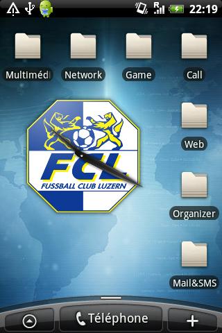 FC Luzern Clock Android Sports
