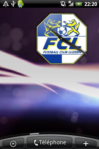 FC Luzern Clock Android Sports