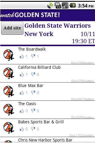 Watch Golden State! Android Sports