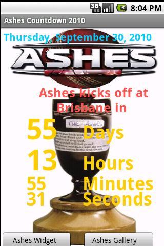 Australia’s Ashes Countdown’10 Android Sports
