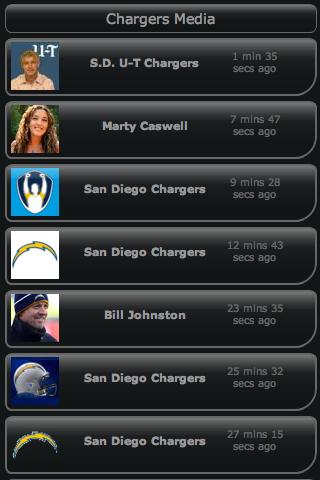 Chargers Tweets Android Sports