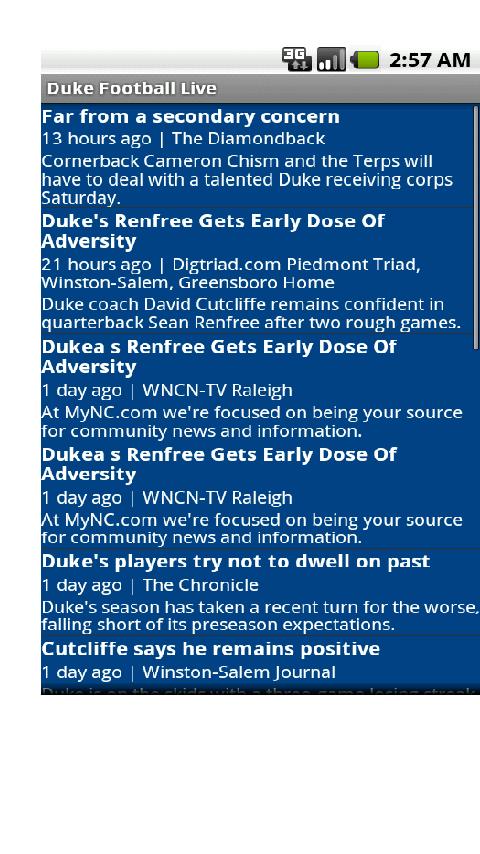 Duke Football Live Android Sports