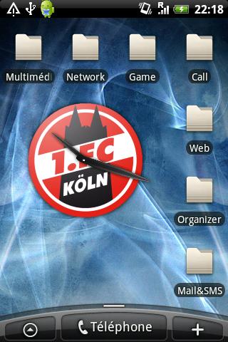 FC Köln Clock Android Sports