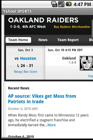 Oakland Raiders Fans Android Sports