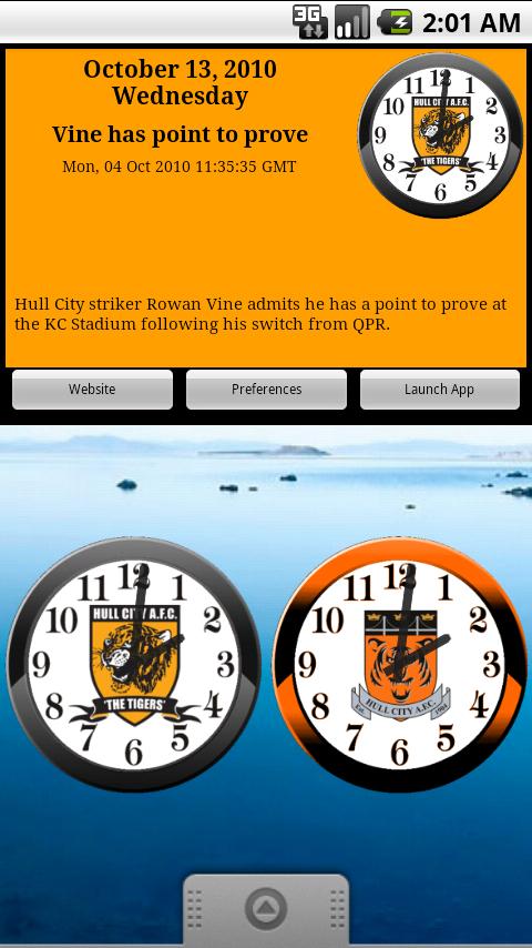 Hull City FC Clocks & News