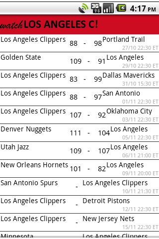 Watch Los Angles Clippers! Android Sports