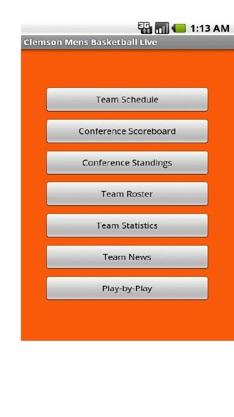 Clemson Mens Basketball Live Android Sports