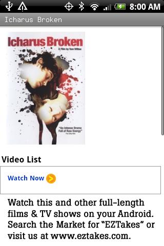 Icharus Broken Movie Android Entertainment