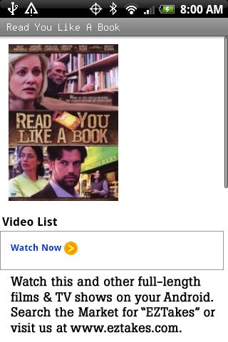 Read You Like A Book Movie Android Entertainment