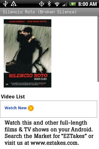 Silencio Roto (Broken Silence) Android Entertainment