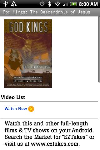 God Kings Descendants of Jesus Android Entertainment