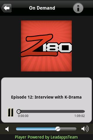 Z180 Radio Android Entertainment