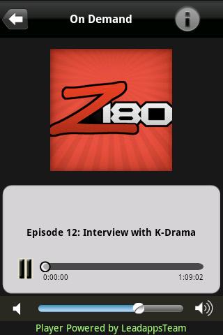 Z180 Radio Android Entertainment