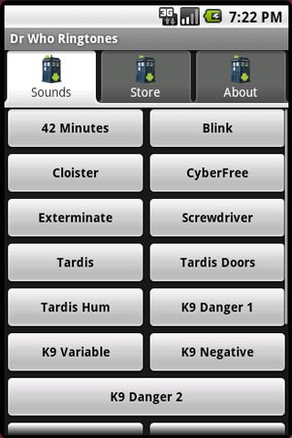 Doctor Who Sounds and Ringers