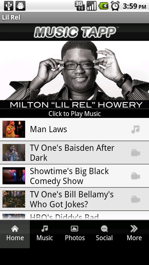 Lil Rel Android Entertainment