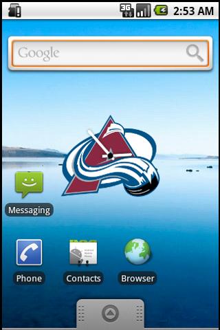 Colorado Avalanche Clock Android Entertainment