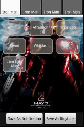 Iron Man 2 Ringtones Android Entertainment