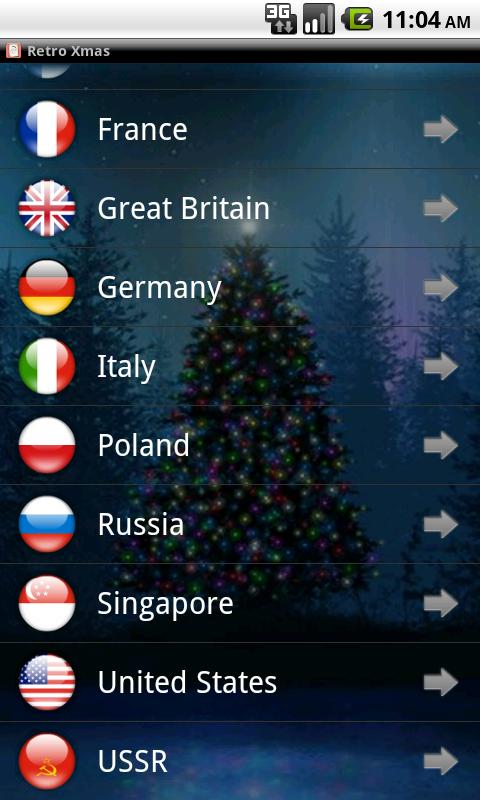 Retro Xmas Android Entertainment