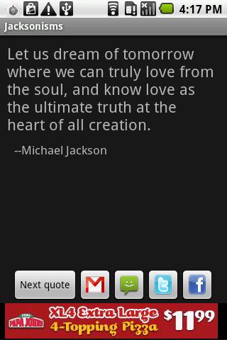 Jacksonisms Android Entertainment