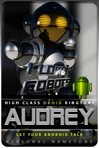 AUDREY nametone droid Android Entertainment