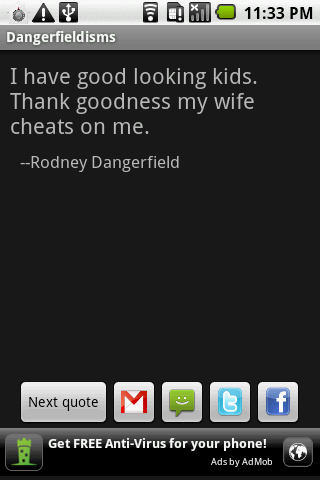 Dangerfieldisms Android Entertainment