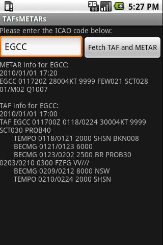 TAFs and METARs 2.2