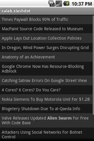 slashdot Android News & Weather