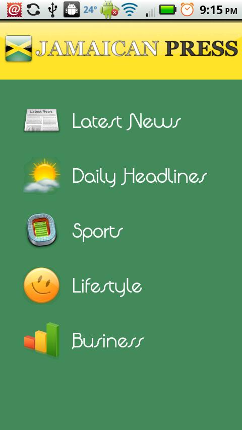 Jamaican Press Android News & Weather