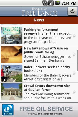 Hollister Free Lance Android News & Weather