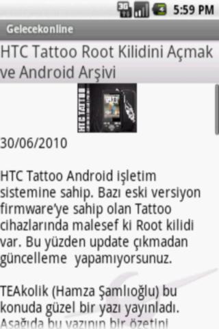 Gelecekonline Small Android News & Weather