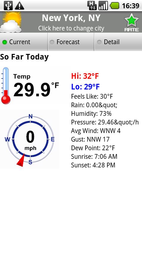 7 Days Weather Forecast