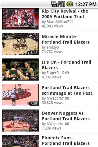 Portland Trail Blazers Fans Android Sports