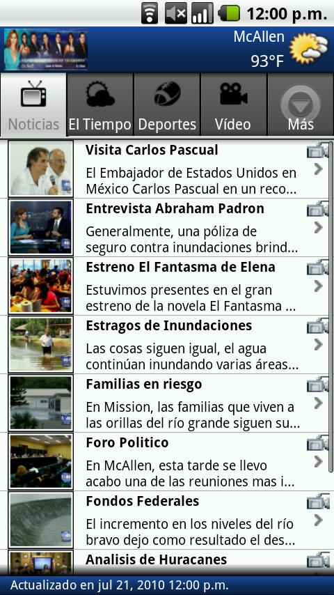 Telemundo 40 Noticias Mcallen Android News & Weather